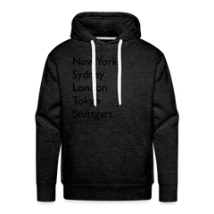 Hoodie Stuttgart "Metropolen Big" Dark Edition - Anthrazit