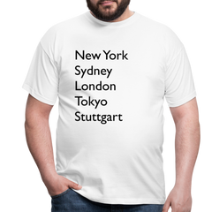T-Shirt Stuttgart "Metropolen Big" - Weiß