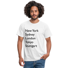 T-Shirt Stuttgart "Metropolen Big" - Weiß