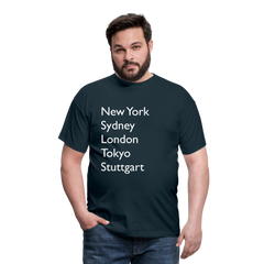 T-Shirt Stuttgart "Metropolen Big" Bright Edition - Navy