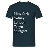 T-Shirt Stuttgart "Metropolen Big" Bright Edition - Navy