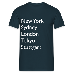 T-Shirt Stuttgart "Metropolen Big" Bright Edition - Navy
