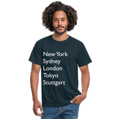 T-Shirt Stuttgart "Metropolen Big" Bright Edition - Navy