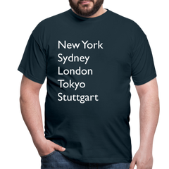 T-Shirt Stuttgart "Metropolen Big" Bright Edition - Navy