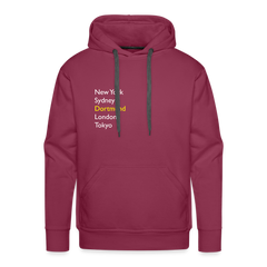 Hoodie Dortmund "Metropolen" Bright Edition - Bordeaux