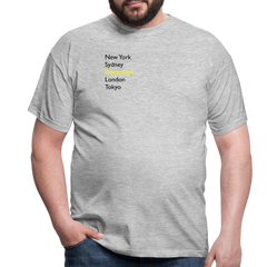 T-Shirt Dortmund "Metropolen" - Grau meliert