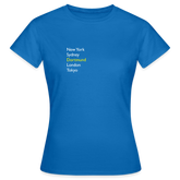 T-Shirt Ladies Dortmund "Metropolen" Bright Edition - Royalblau