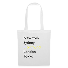 Tote Bag Dortmund "Metropolen" - Weiß