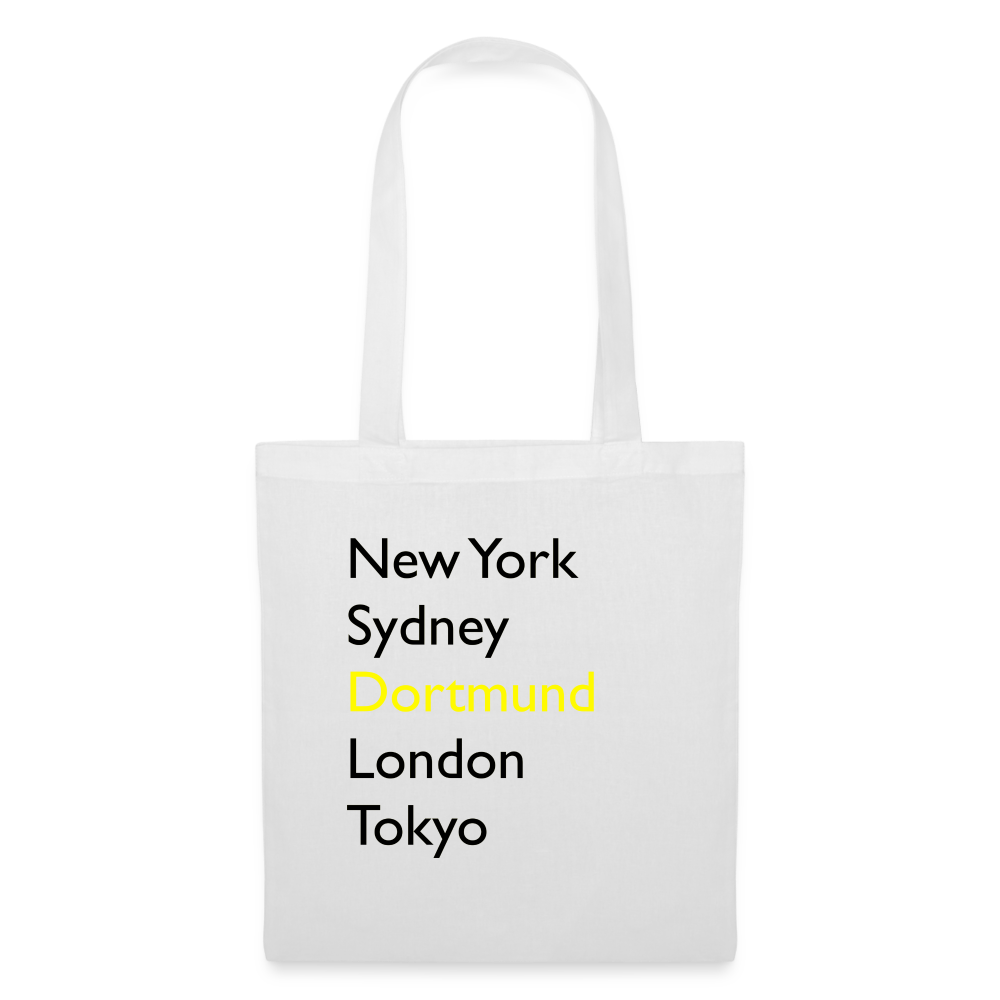 Tote Bag Dortmund "Metropolen" - Weiß