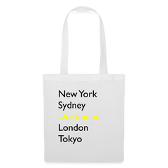 Tote Bag Dortmund "Metropolen" - Weiß