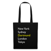 Tote Bag Dortmund "Metropolen" - Schwarz