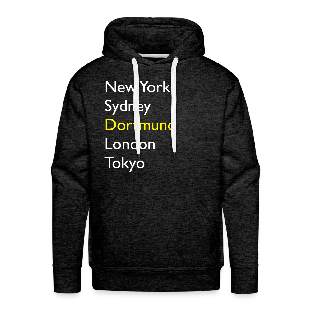 Hoodie Dortmund "Metropolen Big" Bright Edition - Anthrazit