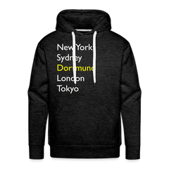 Hoodie Dortmund "Metropolen Big" Bright Edition - Anthrazit