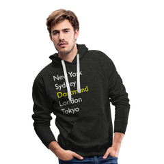 Hoodie Dortmund "Metropolen Big" Bright Edition - Anthrazit