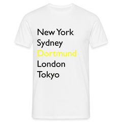 T-Shirt Dortmund "Metropolen Big" - Weiß