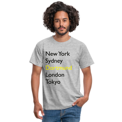 T-Shirt Dortmund "Metropolen Big" - Grau meliert