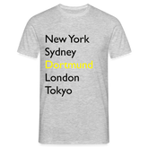 T-Shirt Dortmund "Metropolen Big" - Grau meliert