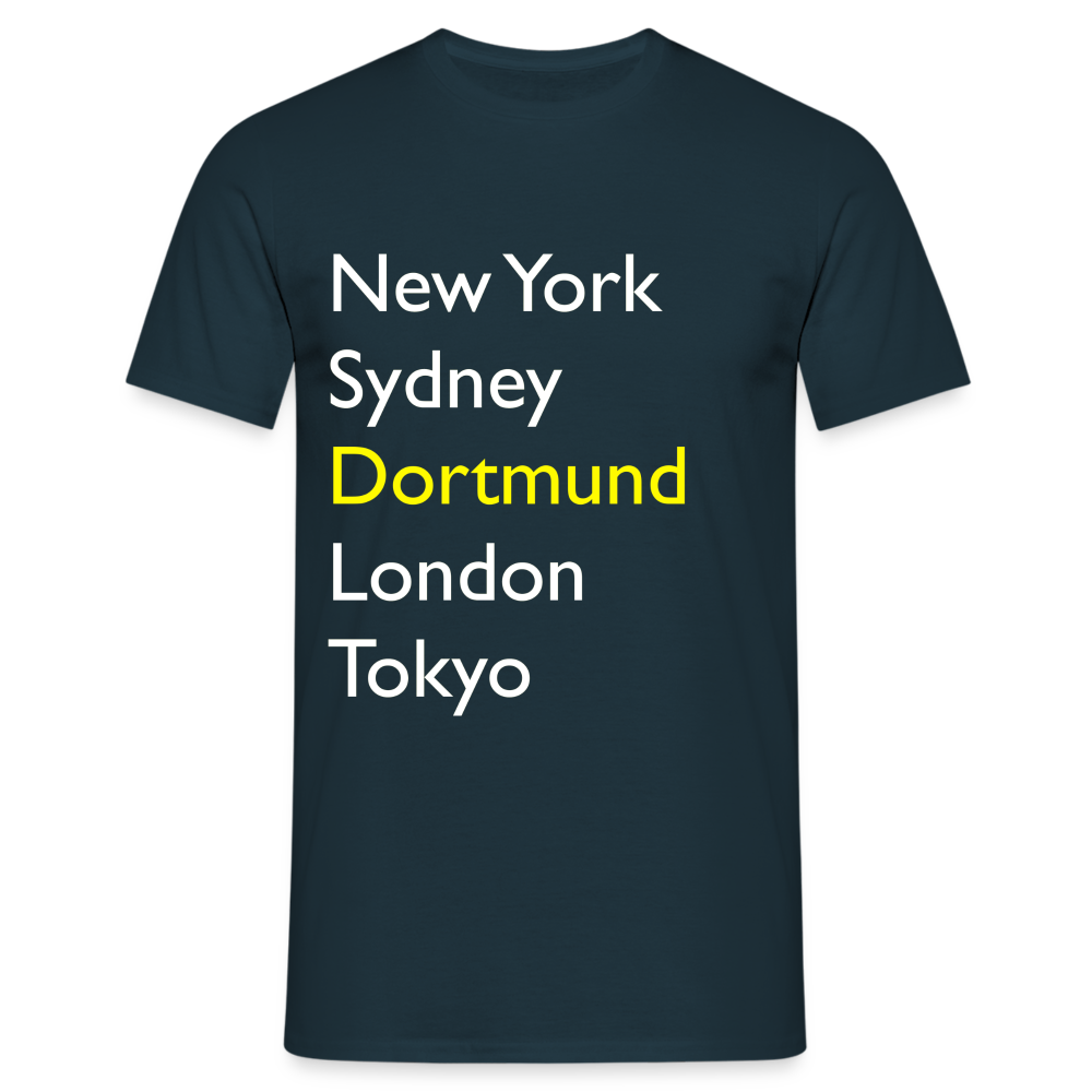 T-Shirt Dortmund "Metropolen Big" Bright Edition - Navy