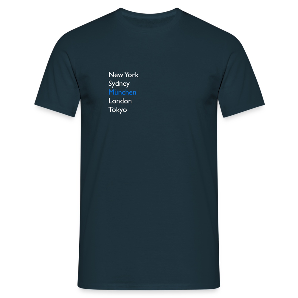 T-Shirt München "Metropolen" Bright Edition - Navy