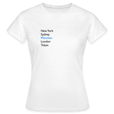 T-Shirt Ladies München "Metropolen" - Weiß