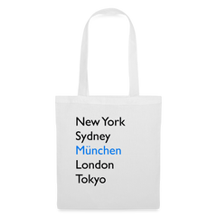 Tote Bag München "Metropolen" - Weiß