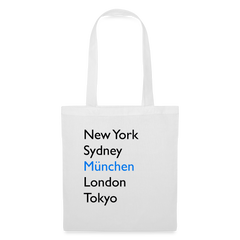 Tote Bag München "Metropolen" - Weiß