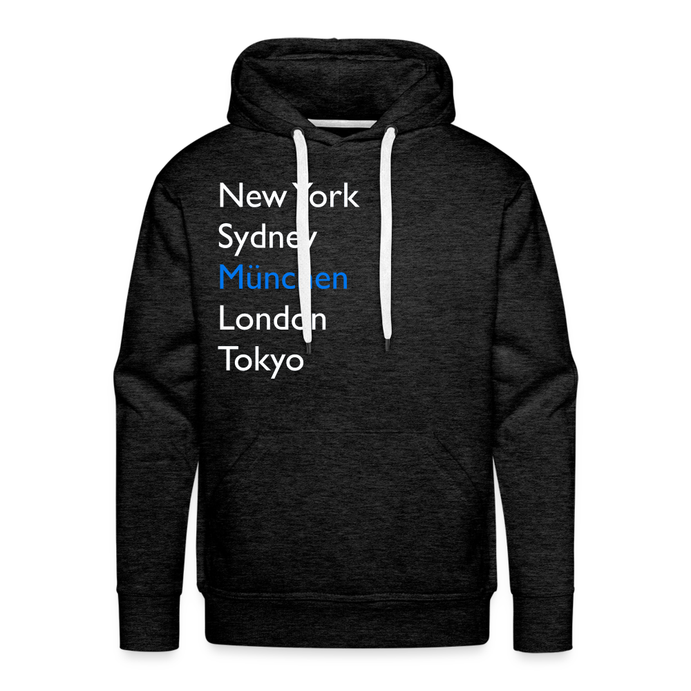 Hoodie München "Metropolen Big" Bright Edition - Anthrazit