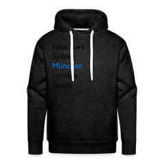 Hoodie München "Metropolen Big" Dark Edition - Anthrazit