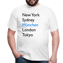T-Shirt München "Metropolen Big" - Weiß