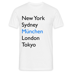 T-Shirt München "Metropolen Big" - Weiß