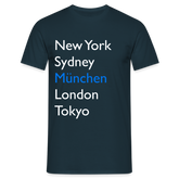 T-Shirt München "Metropolen Big" Bright Edition - Navy