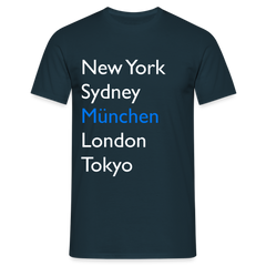 T-Shirt München "Metropolen Big" Bright Edition - Navy