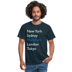 T-Shirt München "Metropolen Big" Bright Edition - Navy