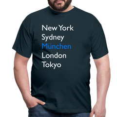 T-Shirt München "Metropolen Big" Bright Edition - Navy