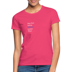T-Shirt Ladies München "Metropolen" Bright Edition - Azalea