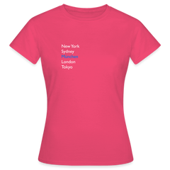 T-Shirt Ladies München "Metropolen" Bright Edition - Azalea