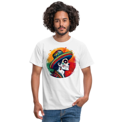 T-Shirt Mexico "La Catrina Side" - Weiß