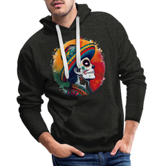 Hoodie Mexico "La Catrina Side" - Anthrazit