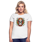 T-Shirt Ladies Mexico "Craneo" - Weiß