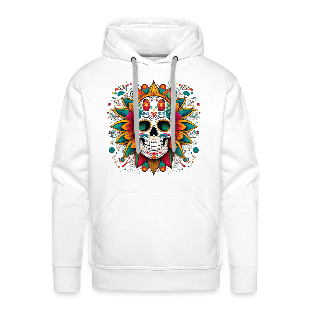 Hoodie Mexico "Craneo" - Weiß