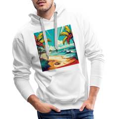 Hoodie Mexico "Paradise Tulum" - Weiß