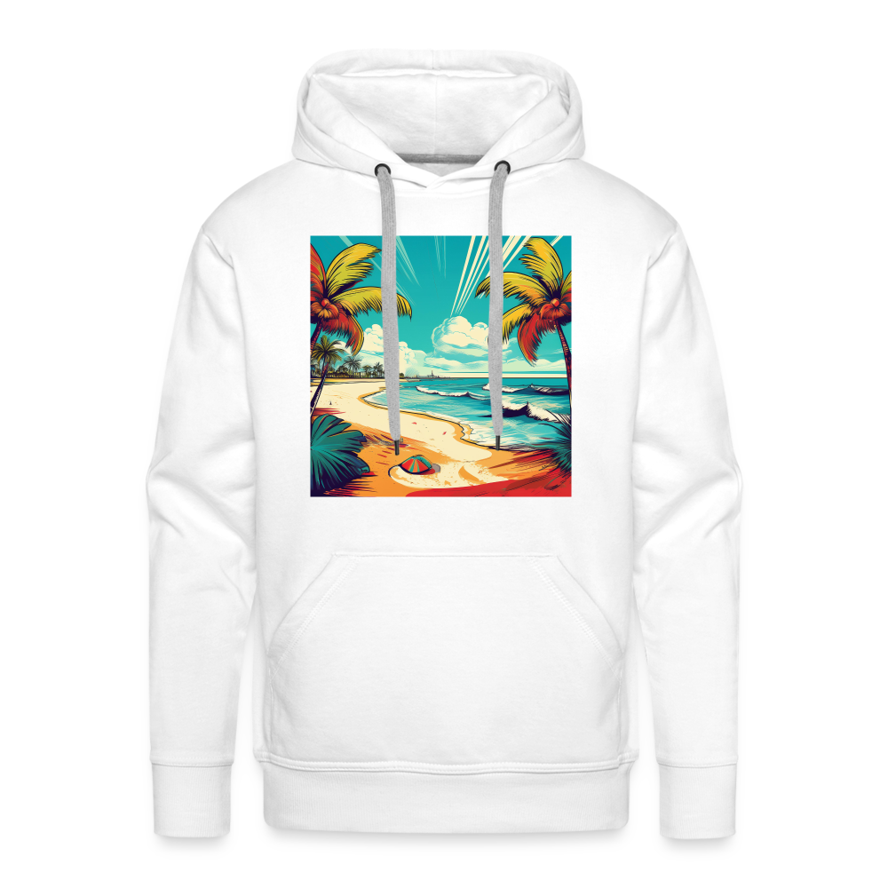 Hoodie Mexico "Paradise Tulum" - Weiß