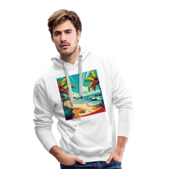 Hoodie Mexico "Paradise Tulum" - Weiß