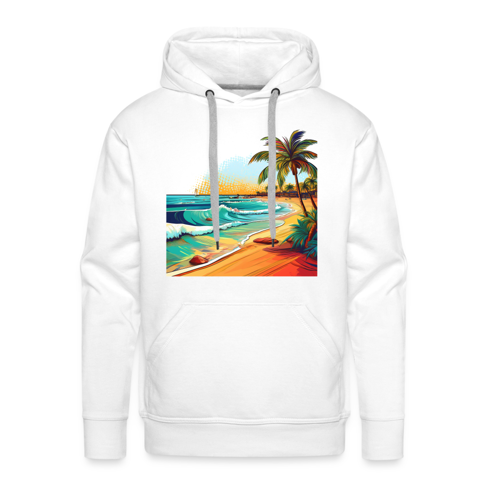 Hoodie Mexico "Paradise Cancun" - Weiß