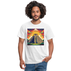 T-Shirt Mexico "Pyramide" - Weiß