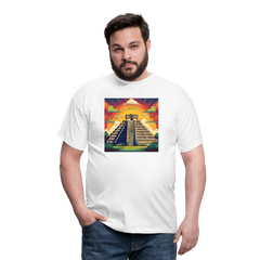T-Shirt Mexico "Pyramide" - Weiß