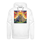 Hoodie Mexico "Pyramide" - Weiß