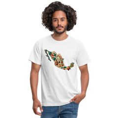 T-Shirt Mexico "Map" - Weiß