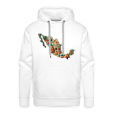 Hoodie Mexico "Map" - Weiß