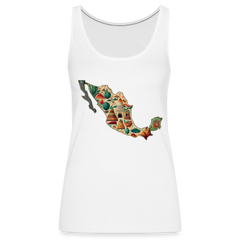 Tanktop Ladies Mexico "Map" - Weiß
